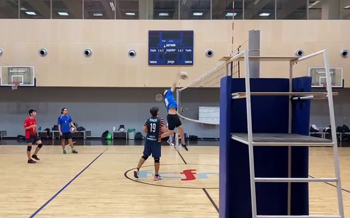 2023 Practicing as Middle Blocker
